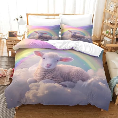 Housse de couette cochon d'inde premium en microfibre douce et hypoallergénique
