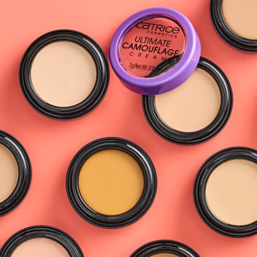 Catrice | Ultimate Camouflage Cream | Full Coverage, Long Lasting Concealer With Wake Up Effect | Vegan & Cruelty Free | Free From Gluten, Parabens & Alcohol (200 | W Correcting Ochre) #TOP2