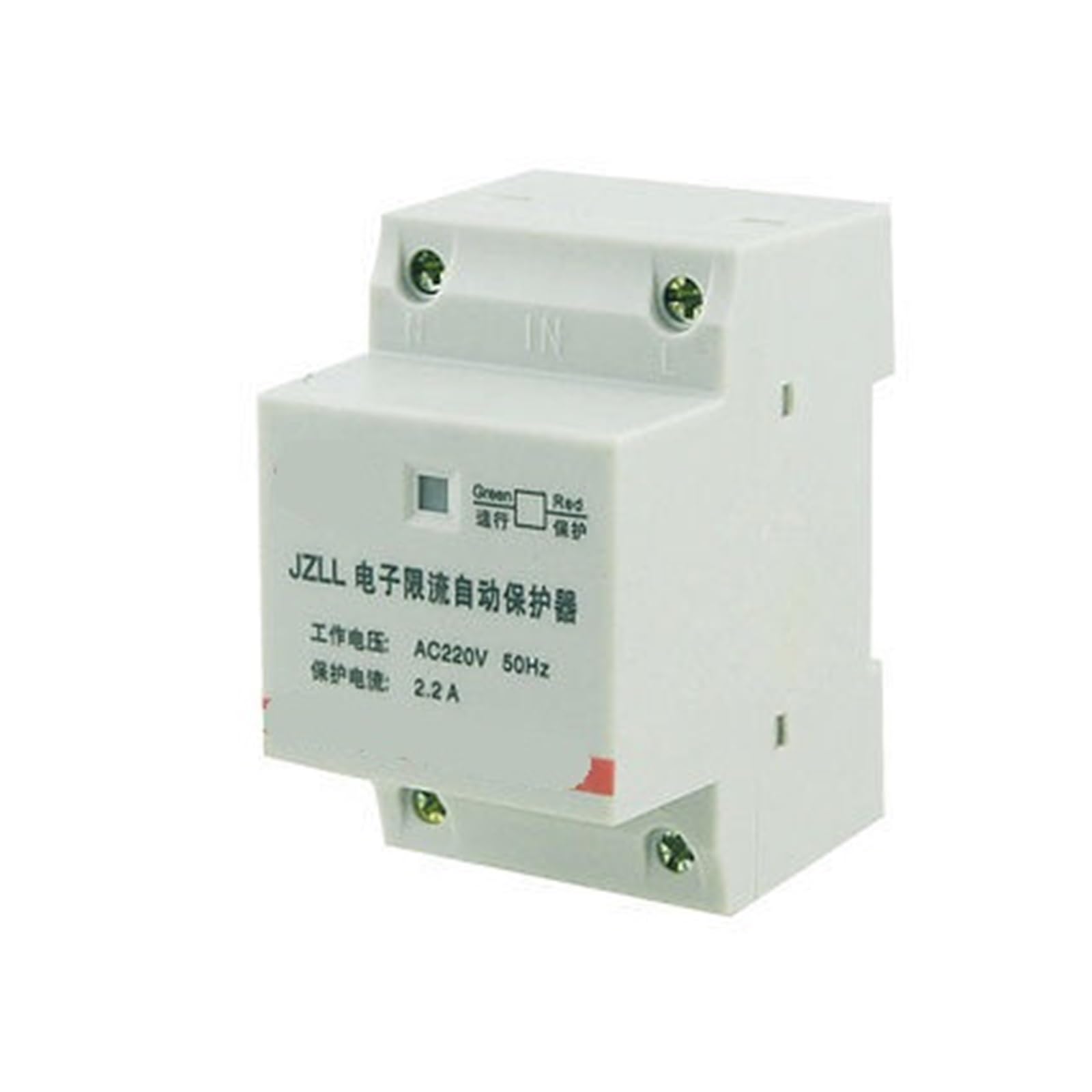Disjoncteur électronique Bipolaire Haute Précision 2,2 A 220 V CA Montage Rail DIN