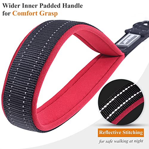 6Ft Chew Proof Dog Leash With Soft Foam And Reflective Padded Handle, Waterproof Vinyl Coated Steel Cable Chew-Resistant Metal Lead For Small Large Dogs #TOP2