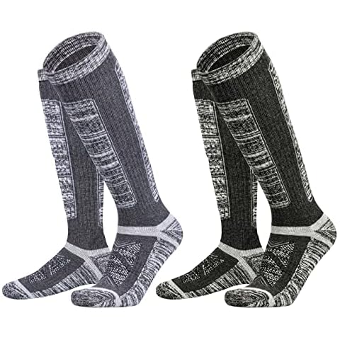 YUEDGE Men’s Thermal Knee-High Socks Cover
