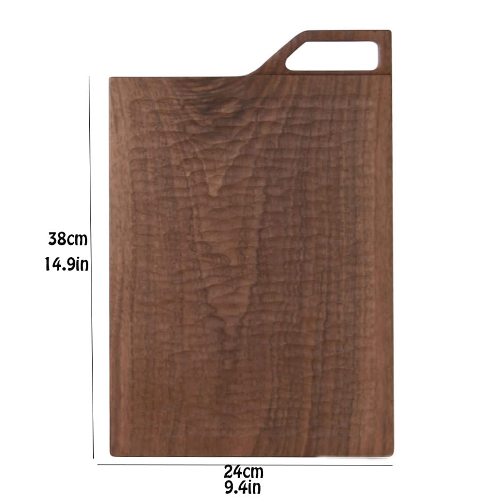 Planche À Découper Double Face pour Cuisine Grande Planche À Découper en Bois avec Poignées pour Pizza Pain Planche À Découper Plateau Fournitures De Cuisine,