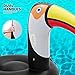MoNiBloom Pool Float for Adult Inflatable Giant Floaties Toucan Lake Rafts Swimming Floaty Summer Beach Ride-ons