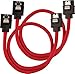 Produktbild Corsair Premium Sleeved SATA 3 Kabel (6Gbps, 30 cm) Rot