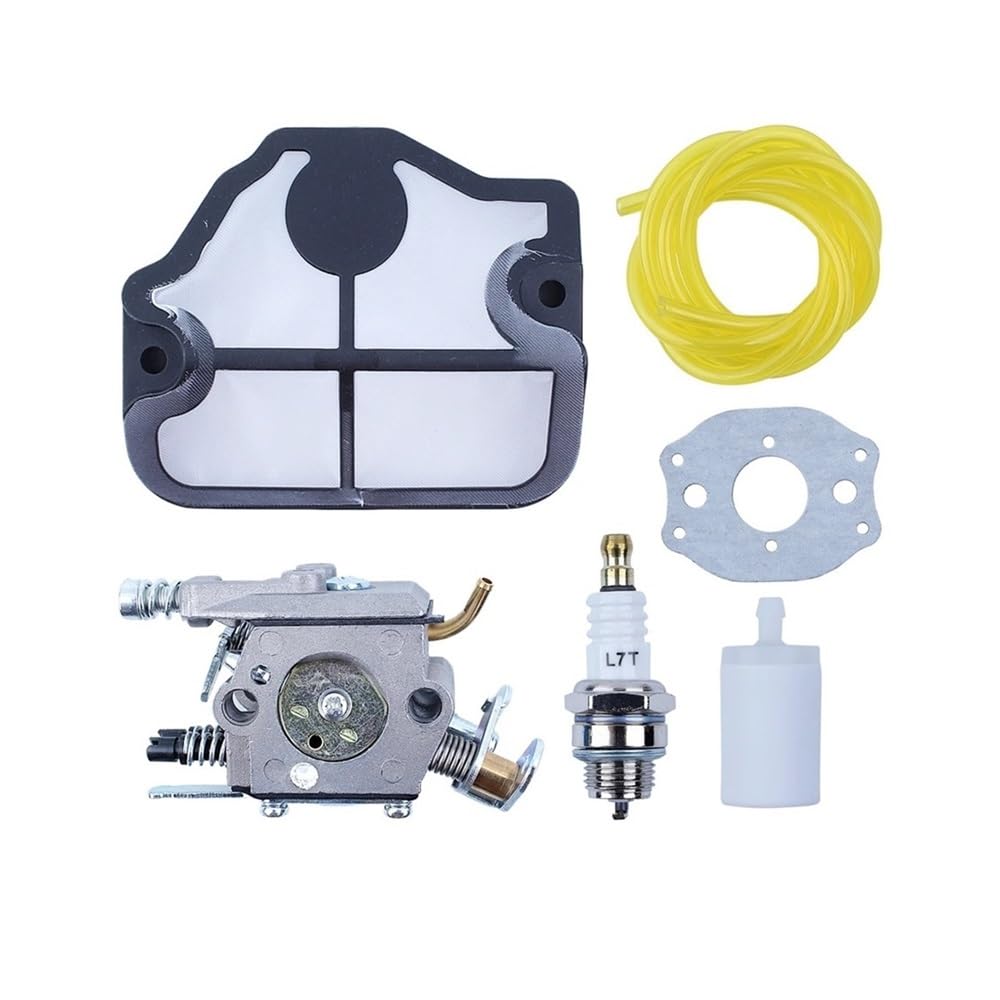 Kit de bujías de línea de Combustible de Filtro de Aire de carburador for Motosierra 136 137 141 142 41 36 reemplazar Piezas de reconstrucción