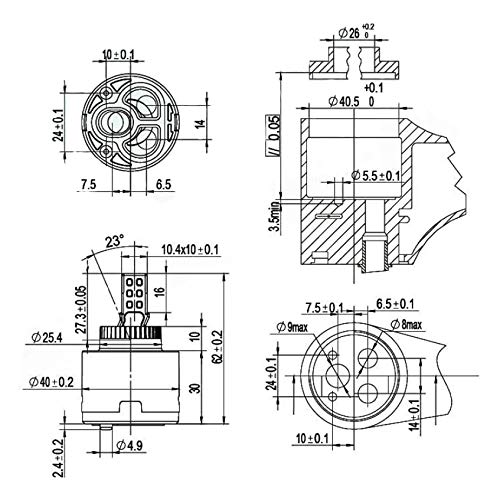 Ownace, cartuccia interna per miscelatore a leva