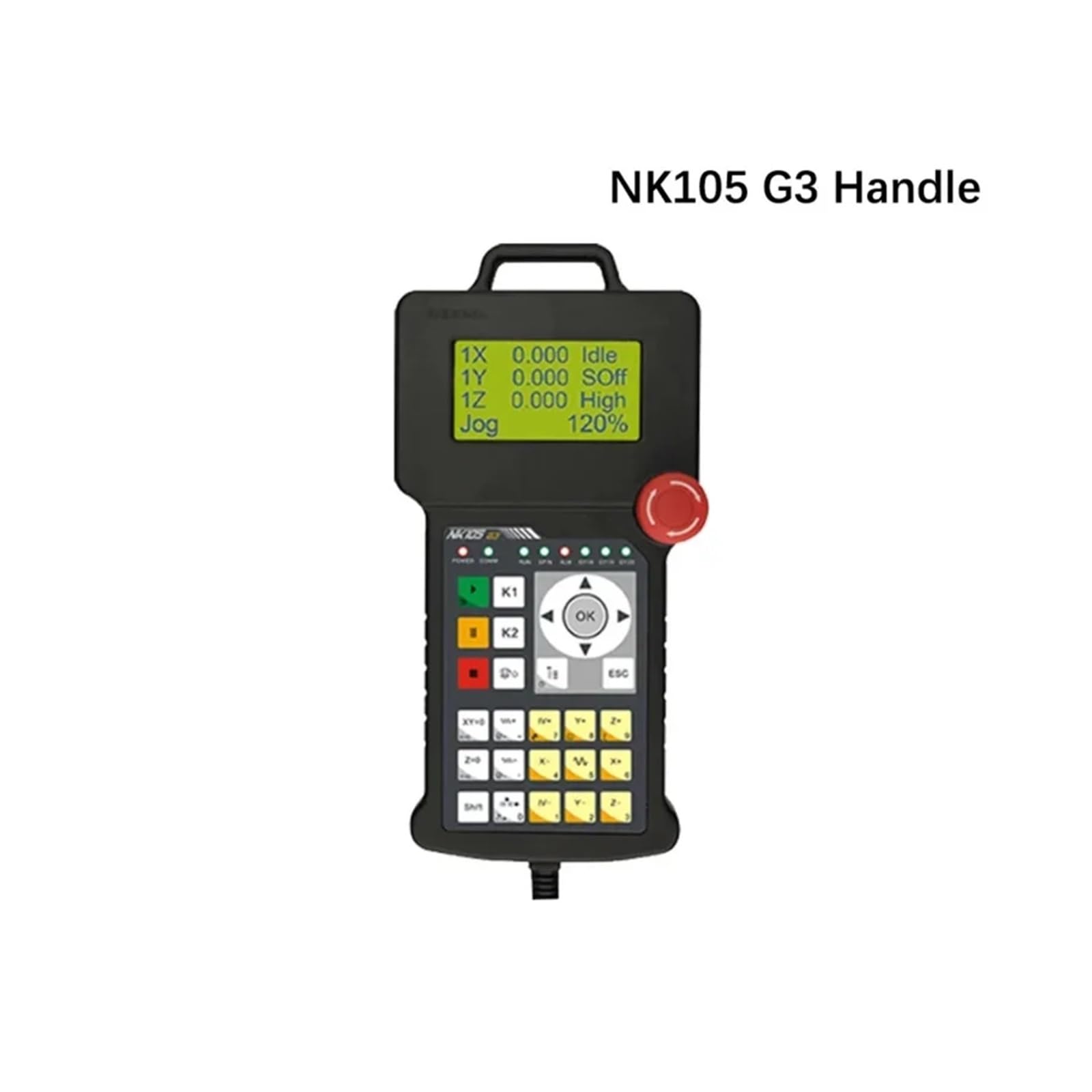 NK105 G2 G3 DIY - de control de movimiento CNC de 3 y 4 ejes for máquina de grabado de carpintería, controlador sin conexión tipo manija Para máquinas de grabado y fresado CNC(G3 4Axis)