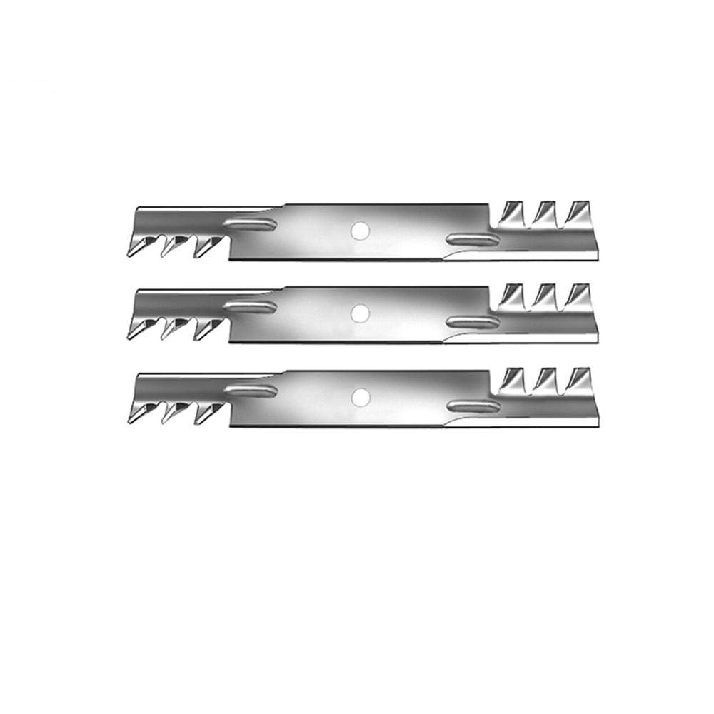 RAParts (3) Toothed Mulching Blades for Great Dane Mower 61" Deck Replaces GDU10232