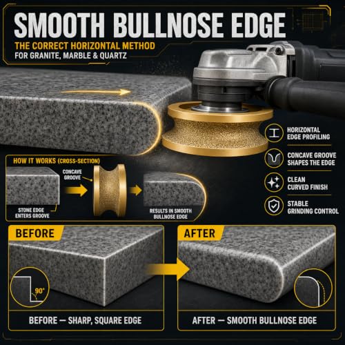 Muela de diamante para amoladora angular ideal para dar forma a encimeras 6