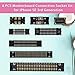 Risidamoy 8 Pieces for iPhone SE 3rd Generation 2022 Motherboard Connection Socket Kit A Comprises Wireless Charging Port On/Off Power LCD Touch Replacement Battery Front Rear Camera Receptacle