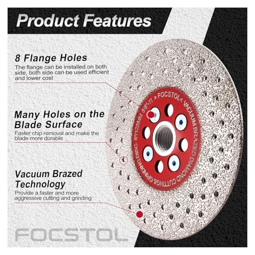 Disco de diamante 115mm M14 para evitar roturas en azulejos 7