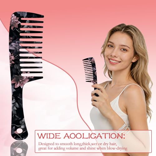 Peine de Dientes Anchos con Mango Ergonómico para Cabello miniatura 7