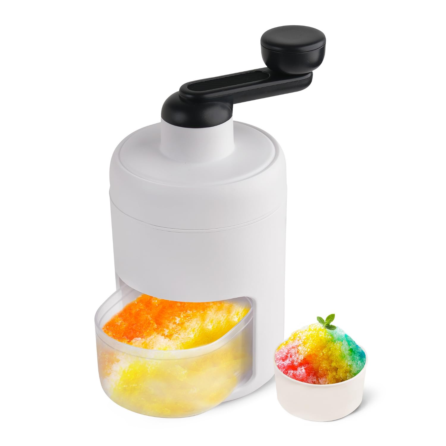 InstaCuppa Manual Ice Shaver | Skip Street Vendors, Make Hygienic Gola & Slush at Home | Fluffy Shaved Ice in Seconds | Kid-Safe & Family-Friendly | No Electricity | Includes Ice Mold Cup-image-40