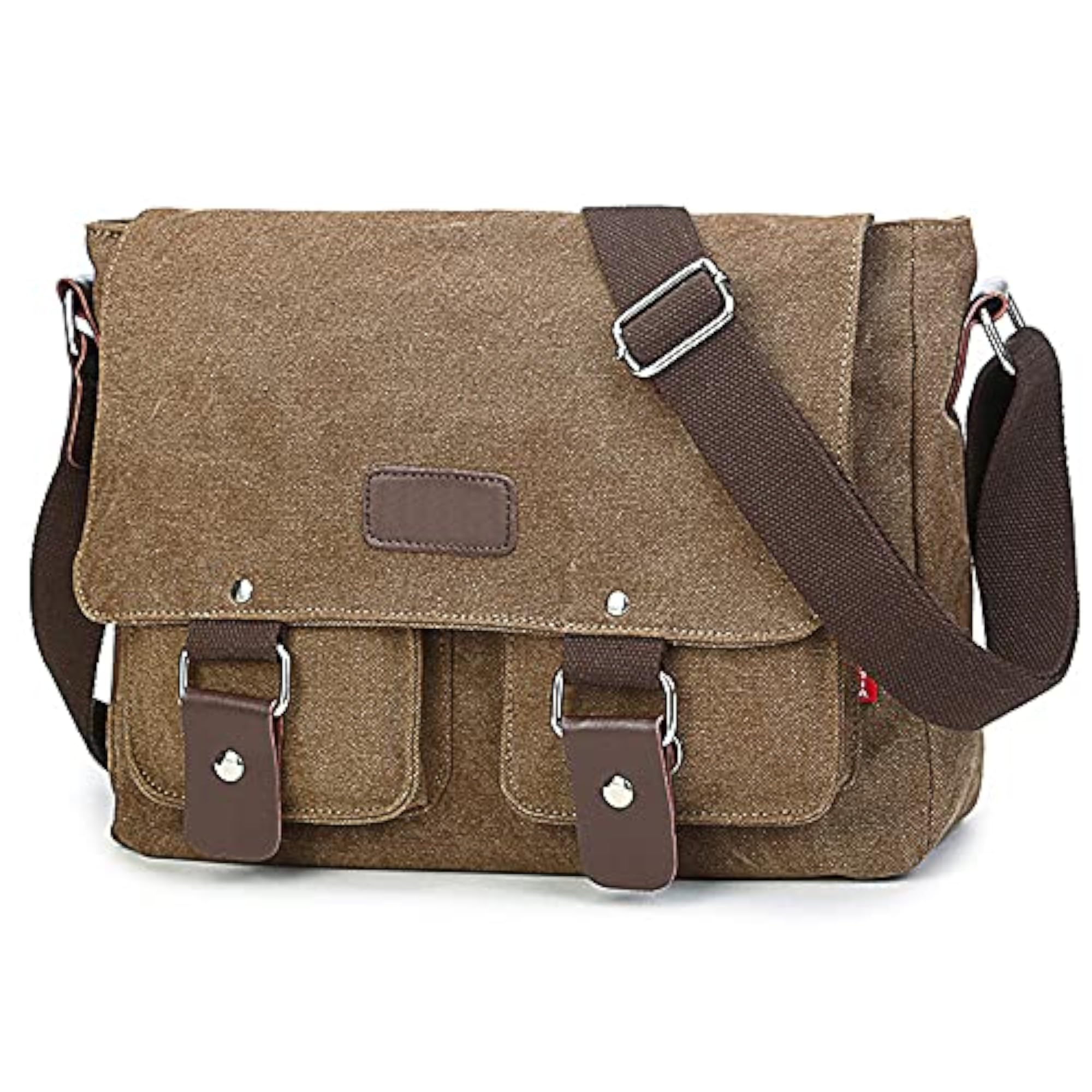 Men's Vintage Canvas Messenger Bag, Multifunctional