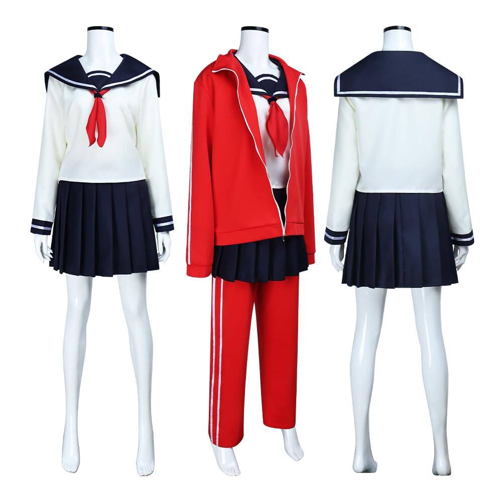 コスプレ　八女　制服　セーラー　高校　夏服　冬服　セット Amazon.co.jp: 銀魂 神楽 コスプレ衣装 3年Z組銀八先生 制服