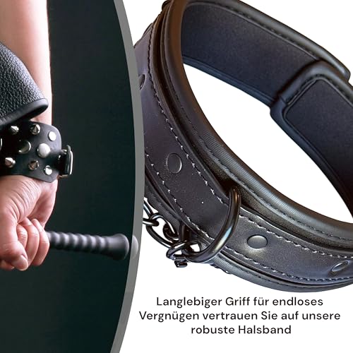 Halsband & leine Bdsm Adult Sex Toy Schwarz Halsband damen für sex Collar Lederhalsband männer fetisch Sexhalsbänder Bdsm halsband choker leder männer Collar choker FOPS B17