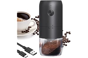 Portable Electric Burr Coffee Grinder