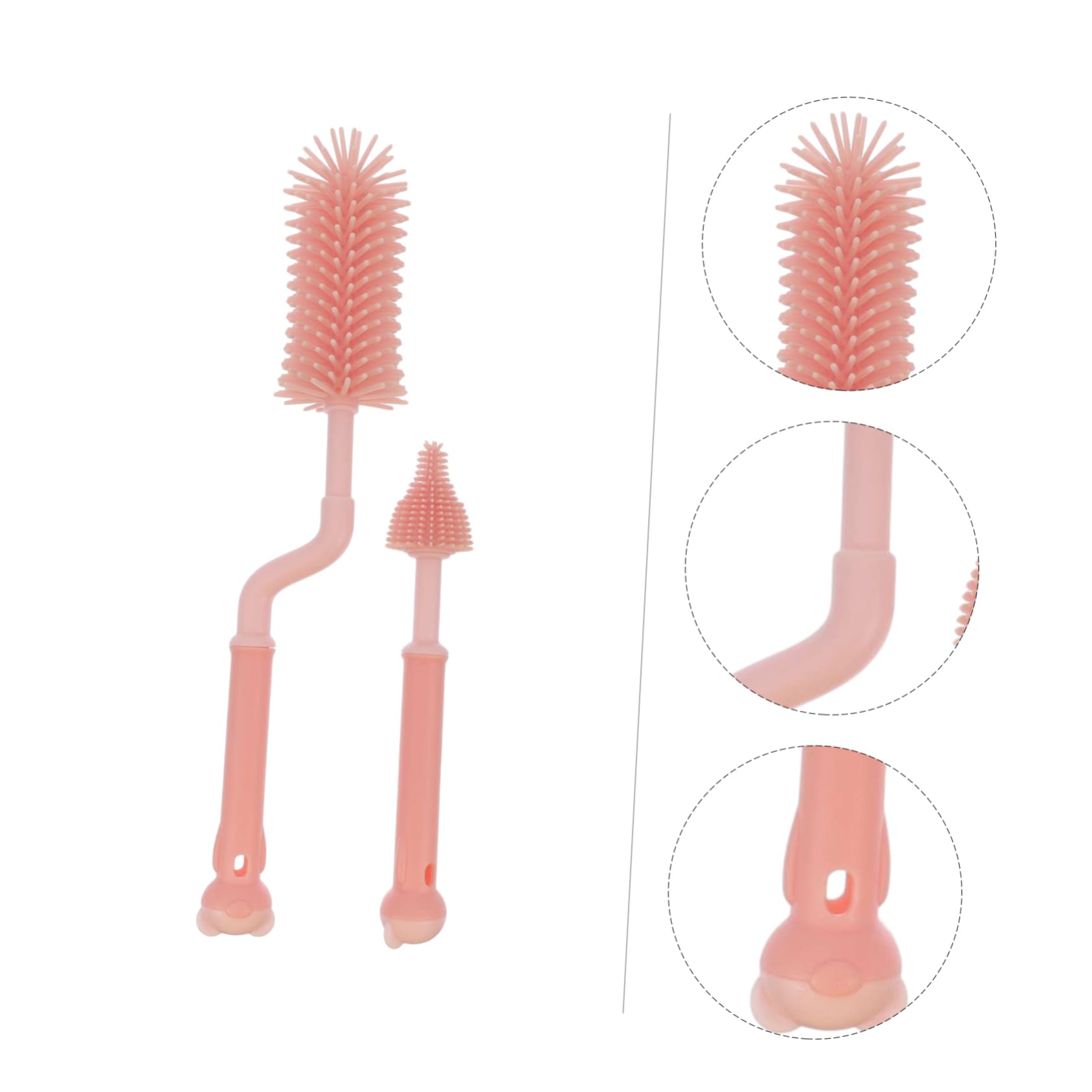 Abaodam 6pezzi Spazzolini Per Bottiglie Per Design Resistente Per Pannolini e Accessori Per