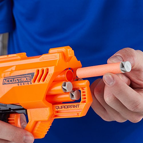 NERF Lança Dardo Accus Quadrant Laranja/preto/cinza