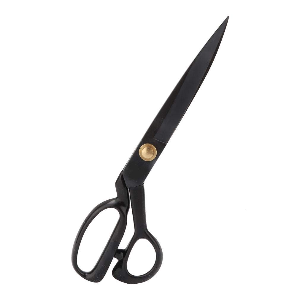 Pssopp Black Tailor Scissors Retro Steel Professional Sewing Scissors Clothes Leather Fabric Craft Scissors Dressmaking Shears (Hc-11In)