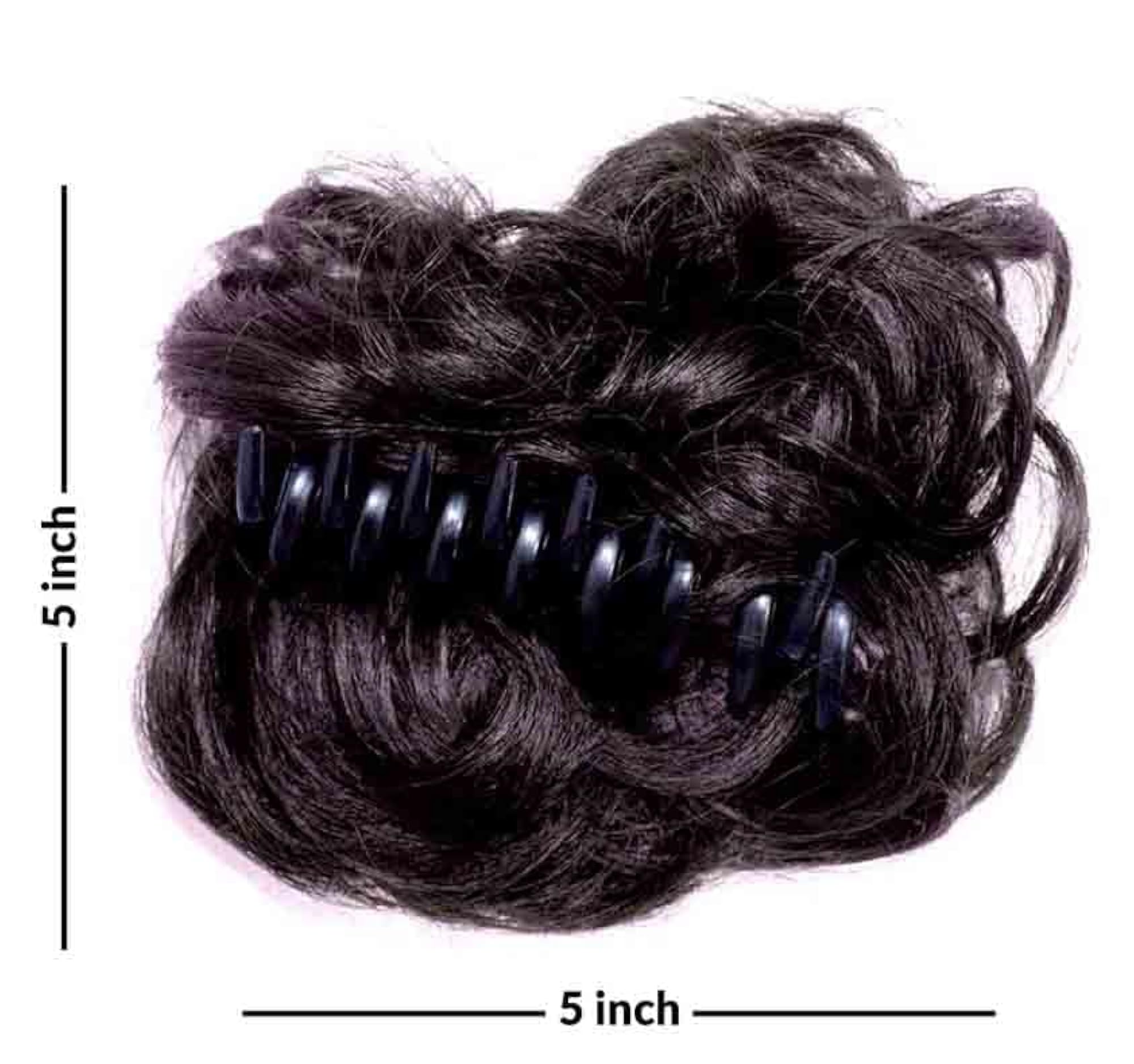 Women's Synthetic Juda Bun Hair Extension, Dark Brown