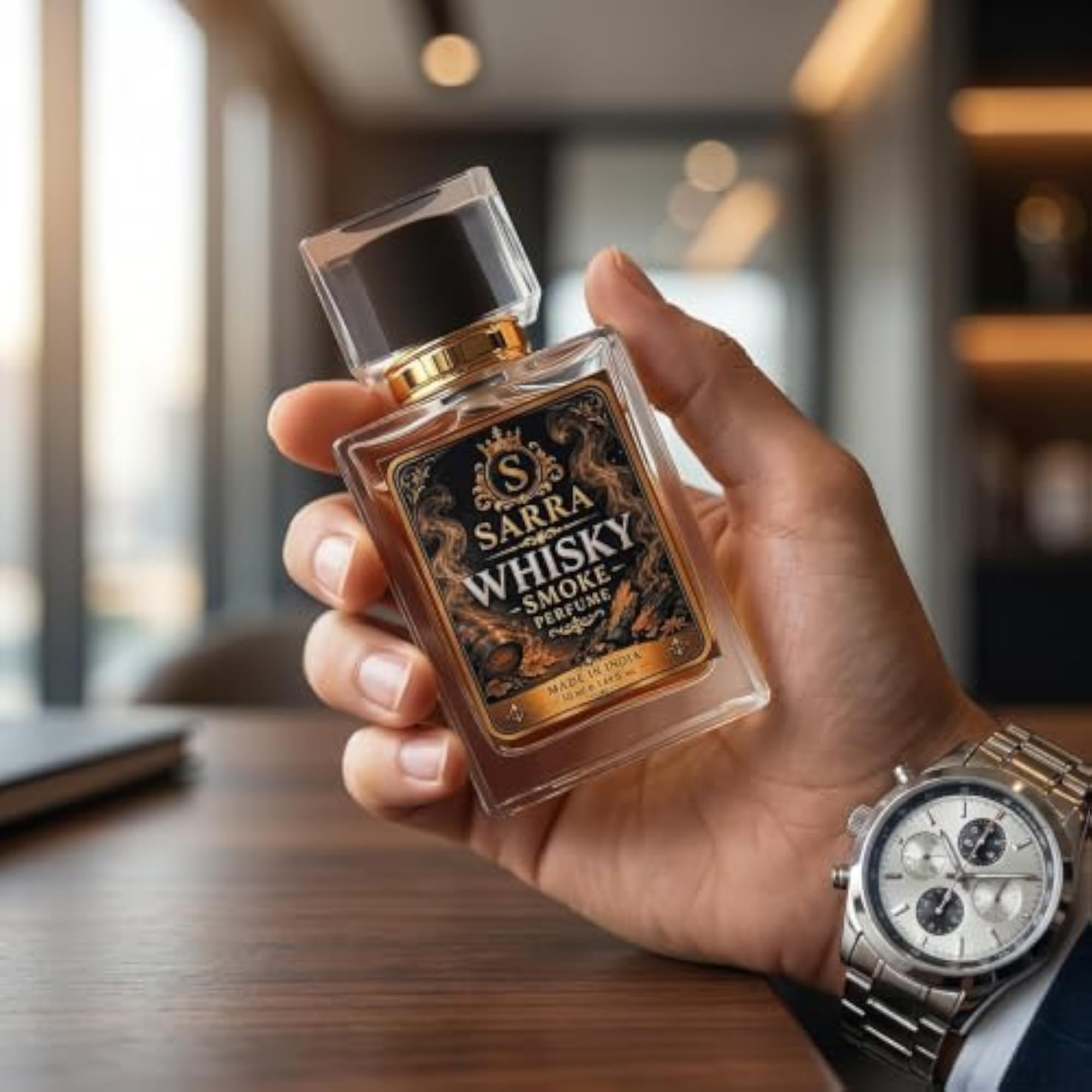 Whisky Smoke Perfume for Men & Women, Premium Fragrance