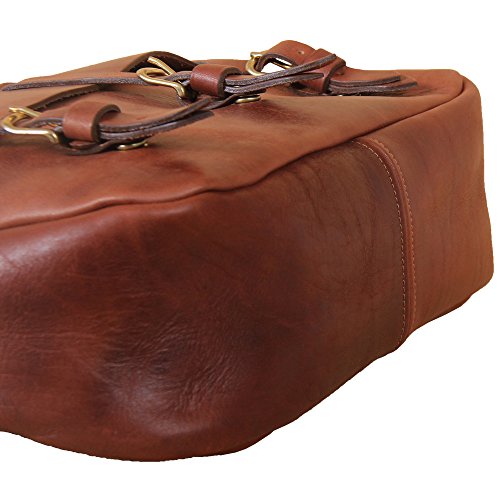 Col. Littleton Full-Grain No.1 Saddlebag Briefcase | Made In Usa #TOP3