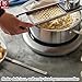 Premium Grade Stainless Steel Spaetzle Maker with Comfort Grip Handle Traditional German Egg Noodle Maker