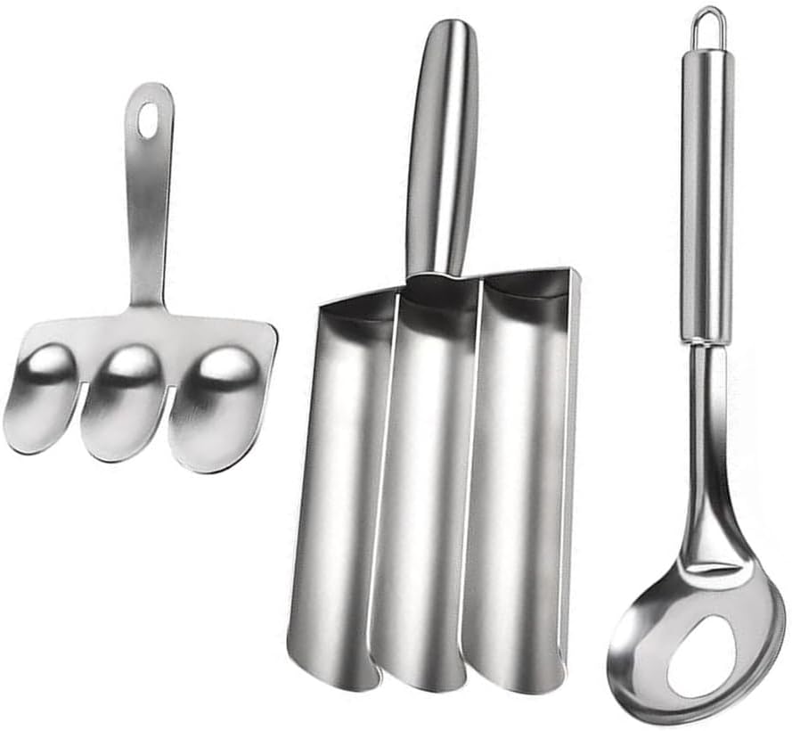 Set of 3 Meatball Cutter Meatball Shovel Maker Metal Meat Baller Meatball Making Useful Kitchenwares