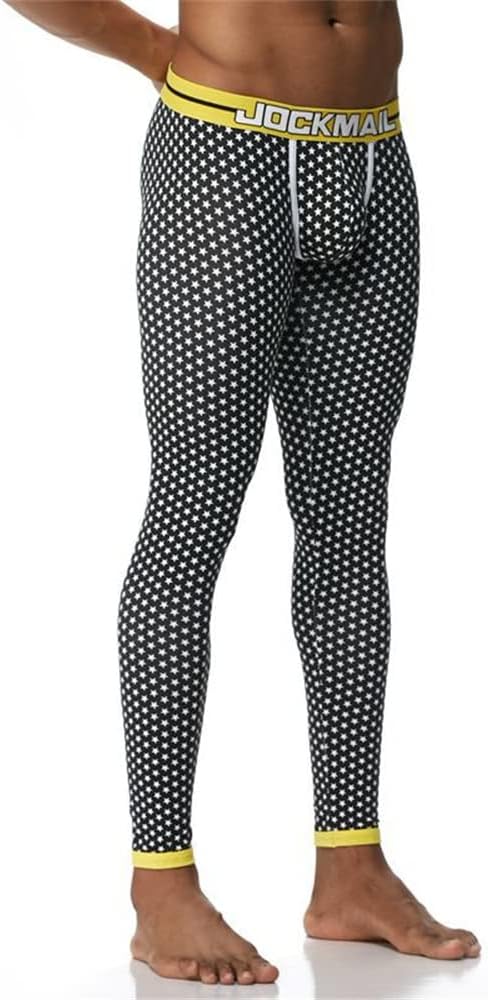JOCKMAIL Long Johns Pants Men Thermal Underwear Cotton Printed Mens Thermal Underwear Sleeping Bottoms Leggings Pant - Image 2