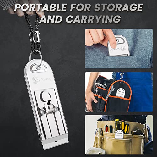 image for MulWark Razor Blade Scraper Tool Set, 2-Piece with 20 Replacement Blad