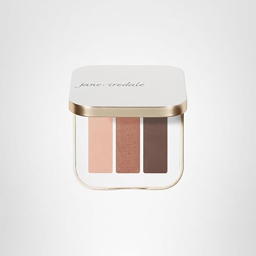 Vista 43 de jane iredale PurePressed - Sombra de ojos triple con base mineral altamente pigmentada, fórmula de larga duración y resistente a las arrugas, segura