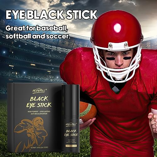 Eye Black Sticks 3 Pcs for football Baseball Softball Athletes Sport Games AntiGlare Soccer Lacrosse Hockey Face Paint Stick Long-lasting High Pigment Cosplay Halloween Costume Makeup Body Paint - Image 3