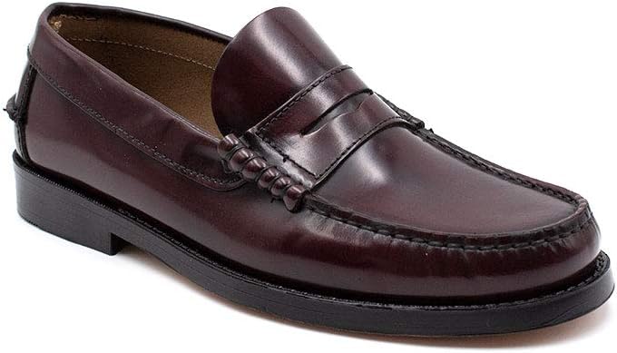Castellanos Edward's Mocassins Homme Cuir Noir - Made In Spain Modèle 1001