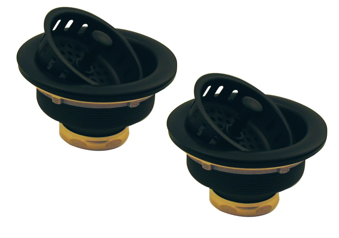 Westbrass D2145 dos Post estilo gran cocina cesta filtros