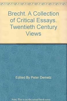 Paperback Brecht. A Collection of Critical Essays. Twentieth Century Views Book