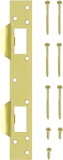 Nuk3y SP550 Combination Security Door Strike for 5-1/2 inch Hole Center (Polished Brass)