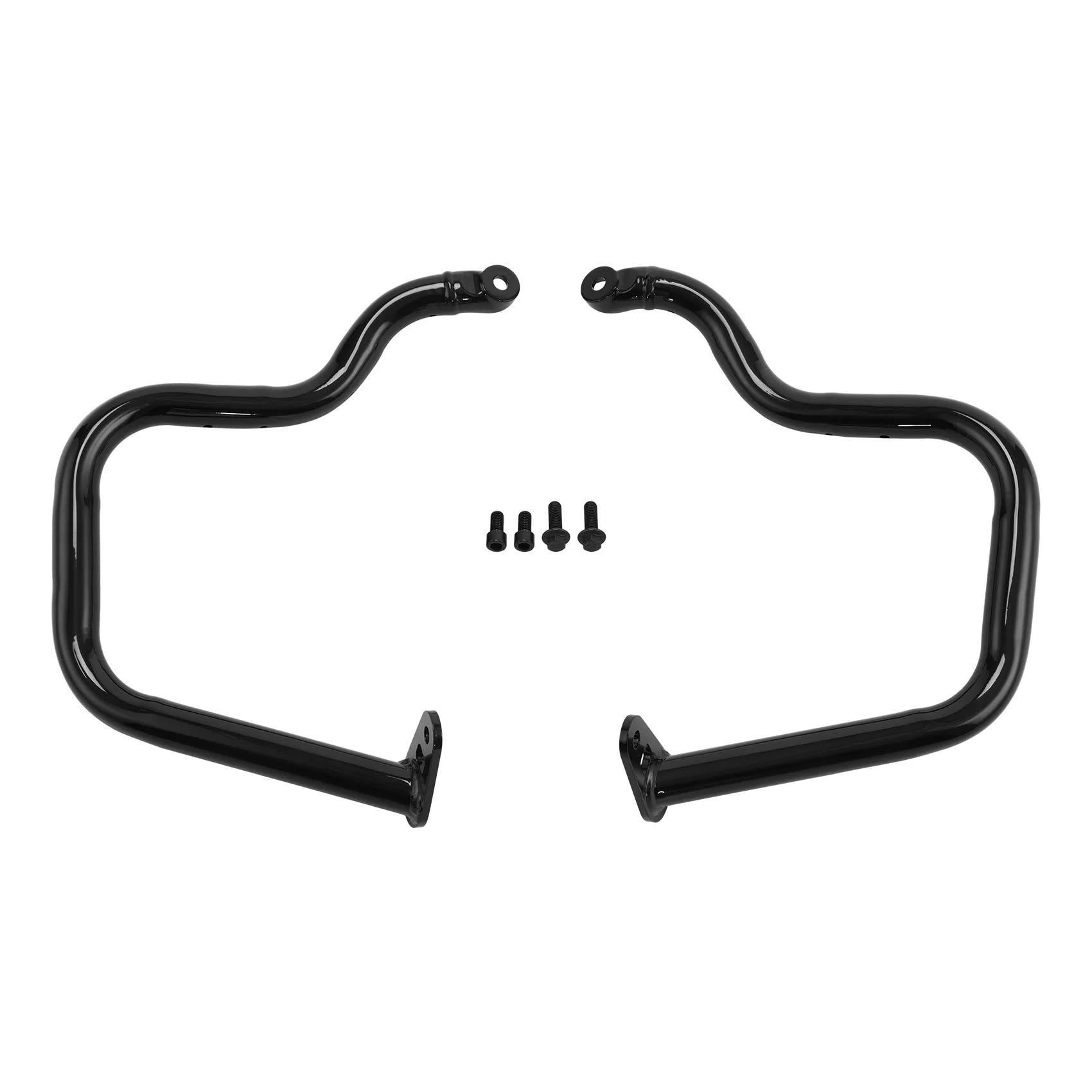 Motorradstoßstange Für Indian Für Sport Für Scout Für Limited Für Sixty Für Bobber 2025 Motorrad Stoßstange Autobahn Motor Schutz Crash Bar Motorrad Motorschutzbügel(Black)