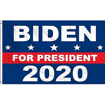 Amazon Com Aimto 3x5 Foot Biden 2020 Flag Nicely Stitched And Vivid Bright Color Garden Outdoor