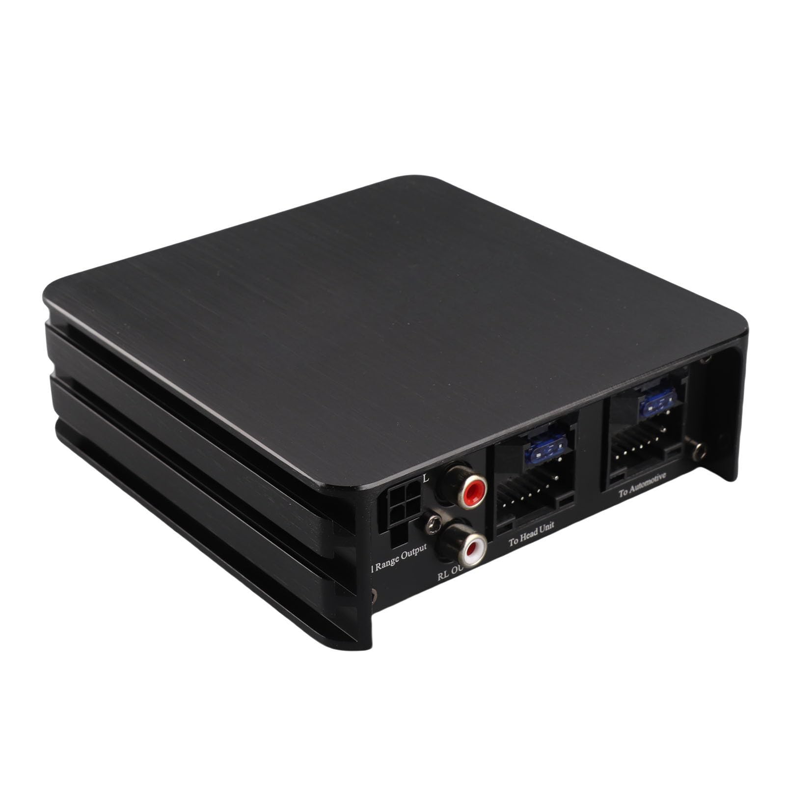 RiToEasysports Wzmacniacz Samochodowy, Metalowy Wzmacniacz Stereo Klasy AB 320 W do Samochodowych Systemów Stereo z Systemem z Transformatorem z Czystej Miedzi i Rdzeniem Magnetycznym (6 kanałów)