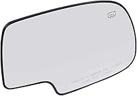 Vista 2 de Brock - Juego de espejos de repuesto para puerta lateral eléctrica para conductor y pasajero, vidrio y bases calentadas para camioneta Silverado