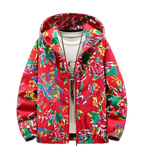 Veste Northeast Floral à capuche homme pivoine festive haut de gamme
