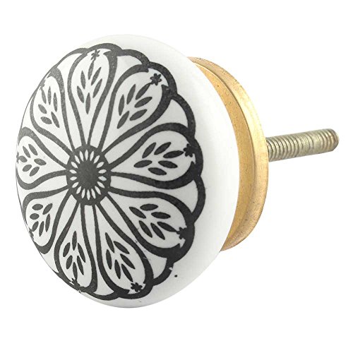 Image of Indian-Shelf Ceramic Handcrafted Dresser Knobs for Drawer Cabinet-100