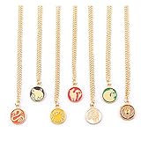 TLSD Meliodas Necklace, Anime 7pcs Cosplay Costume Colorful Pendants