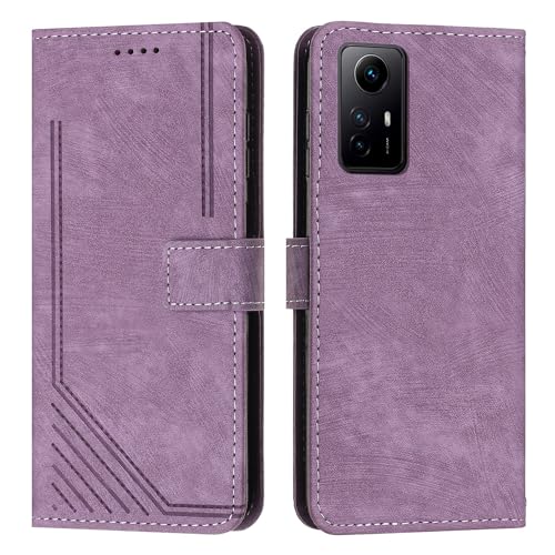 Étui portefeuille Xiaomi Redmi Note 12s finition élégante à rabat