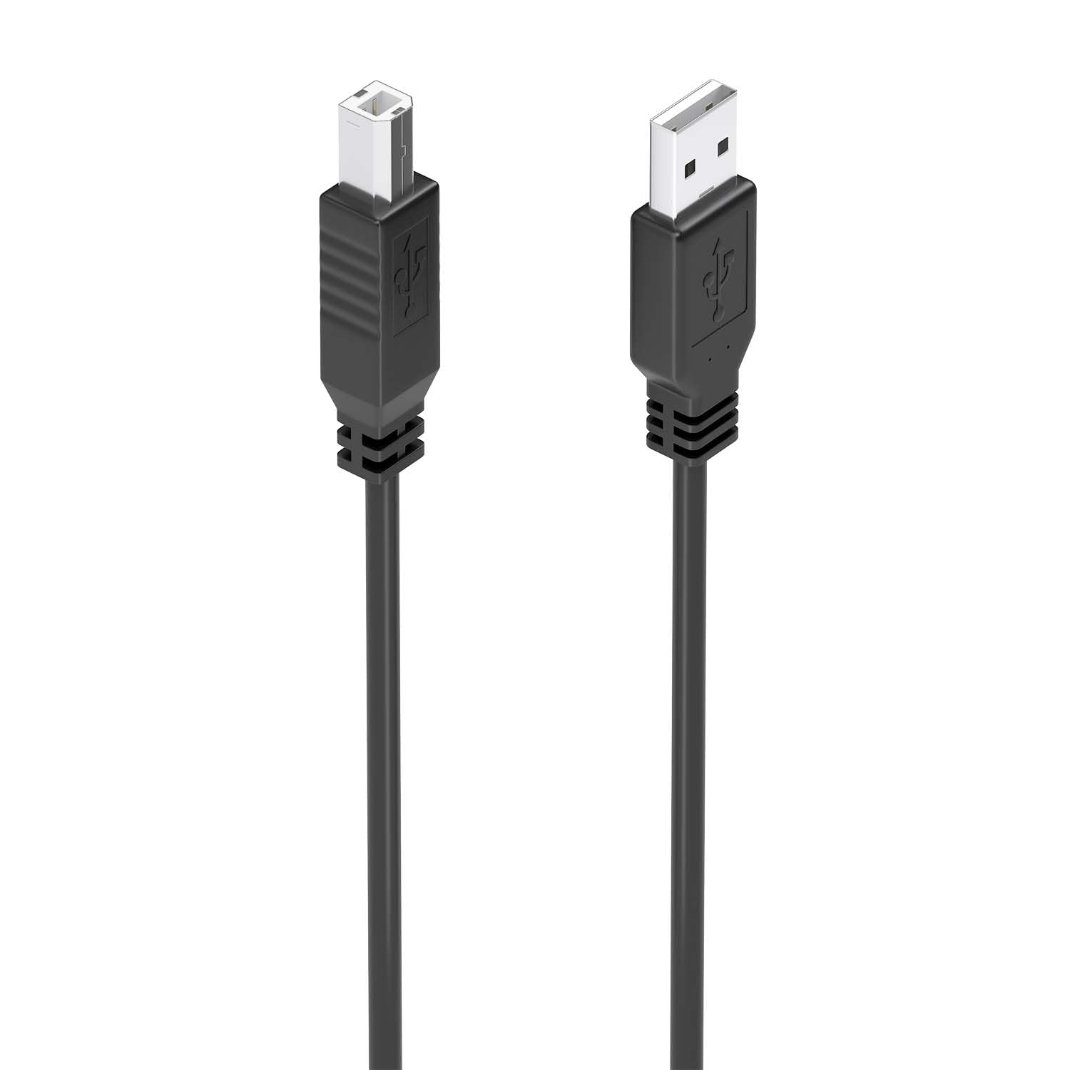 AISENS - A101-​0881 - Cable USB 2.0 con Amplificador, Tipo A/​M-​B/​M, Negro, 10M