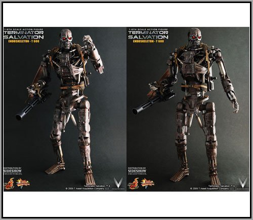 Sideshow Hot Toys Action Figure Terminator Salvation: 1/6 Scale T