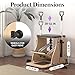 PAETA Pilates Chair,Pilates Combo Chair,Wunda Chair with Resistance Bands, Handles, and Split Pedals, Professional Yoga Chair Pilates Machine for Home and Studio Use, Extra Large