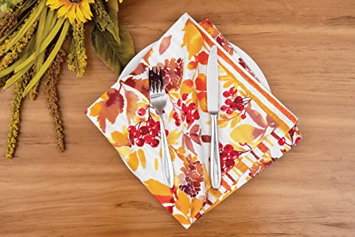 Set de 6 Servilletas de Tela Cuadradas Naranja C&F Home miniatura 3
