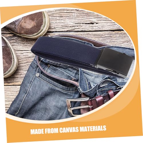 Canvas Waist Belt for Men Women Breathable Outdoor Utility Belt Versatile Design for Daily Formal Wear Secure Fit for Hiking Camping and Training Activities3